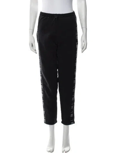 Pre-owned Vetements Graphic Print Sweatpants In Black