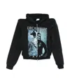 Vetements Cof Cut Up Extreme Shoulder Fitted Zip Up Hoodie Clothing In Black