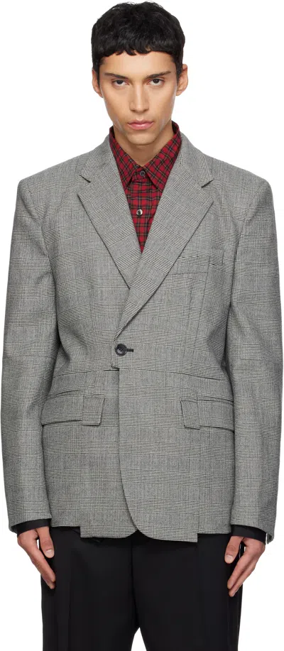 Vetements Long-sleeved Suit Jacket In Multi