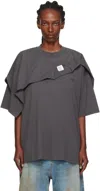 Vetements Double-layer T-shirt In Gray
