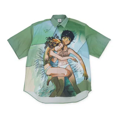Vetements Green Anime Short-sleeved T-shirt