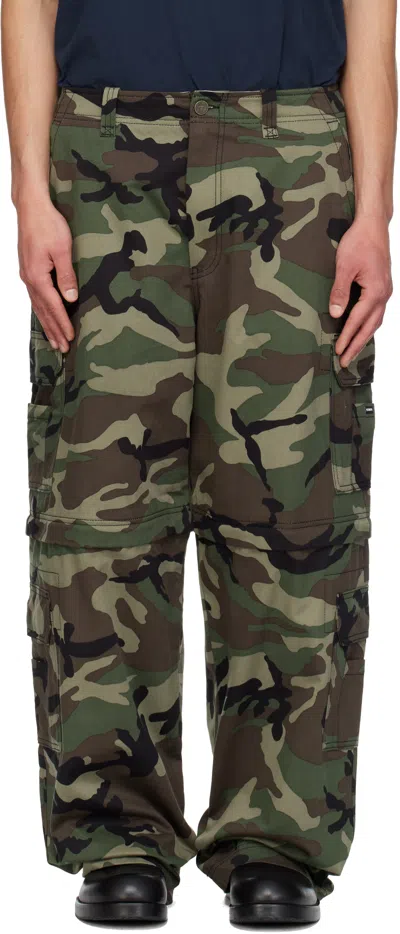 Vetements Green Camo Cargo Pants