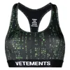 Vetements Logo-underband Cropped Vest In Green