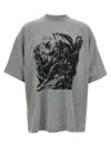 Vetements Goth T-shirt Gray In Grey