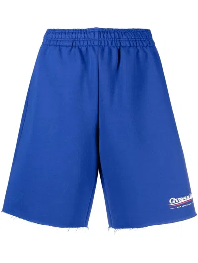 Vetements Knee-length Track Shorts In Blue