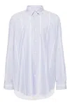 Vetements All-over Logo Embroidery Shirt In Multicolor