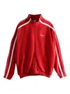 Vetements Gym Track Jacket In Red