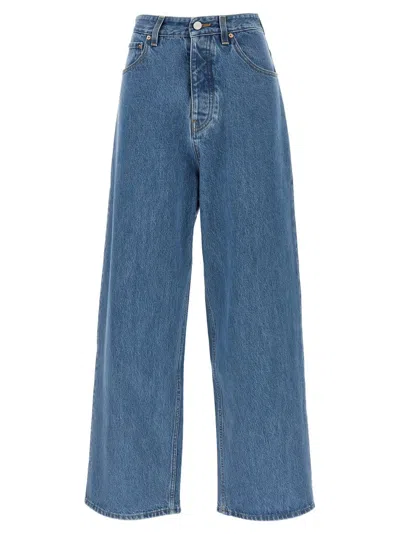 VETEMENTS HIGH-WAISTED DENIM JEANS