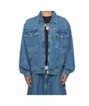 Vetements Hip-hop Denim Jacket In Blue