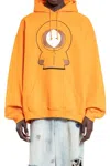 Vetements Orange Kenny Oversized Hoodie In Orange
