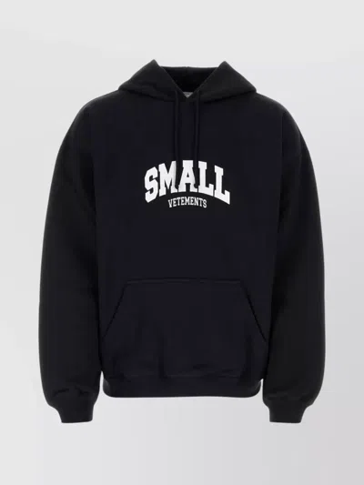 Vetements Hooded Oversize Sweatshirt Kangaroo Pocket