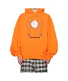 Vetements Orange Kenny Oversized Hoodie In Orange