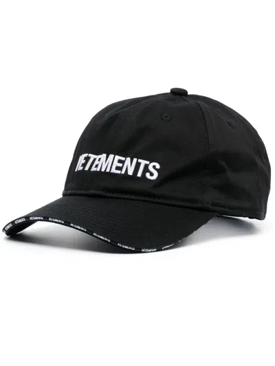 Vetements Iconic Logo Cap Black