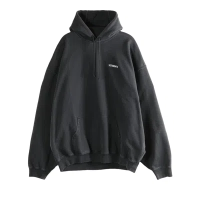 Pre-owned Vetements Iconic Logo Hoodie 'black' | Men's Size L