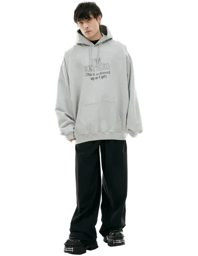Vetements 'i'm Retired' Hoodie In Grey