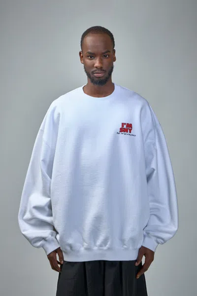 VETEMENTS I'M SHY OVERSIZED SWEATSHIRT