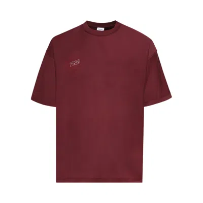 Pre-owned Vetements Inside Out Label T-shirt 'bordeaux' | Red | Men's Size M