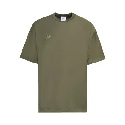 Pre-owned Vetements Inside Out Label T-shirt 'khaki' | Tan | Men's Size Xl
