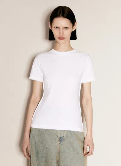Vetements Inside-out T-shirt In White