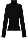 Vetements Inside-out Wool Sweater In Black