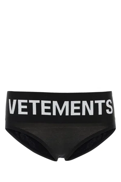 Vetements Intimo-xs Nd  Female In Black