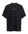 Vetements Item O-neck Short-sleeved T-shirt In Black