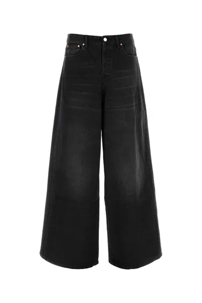 Vetements Jeans In Black