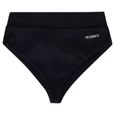 Pre-owned Vetements Jersey Hot Pants 'navy' | Blue | Women's Size L