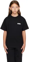Vetements Kids Black 'securite' T-shirt In Black