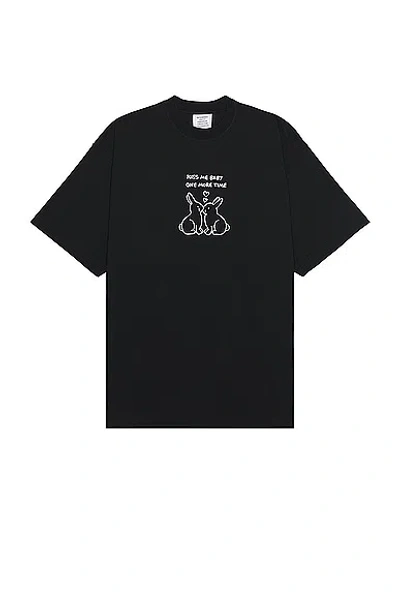 Vetements Kissing Bunnies T-shirt In Black