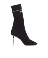 Vetements Knitted Hosiery Boots In Black