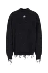 Vetements Two-tone Oversized Wool Sweater In Multicoloured
