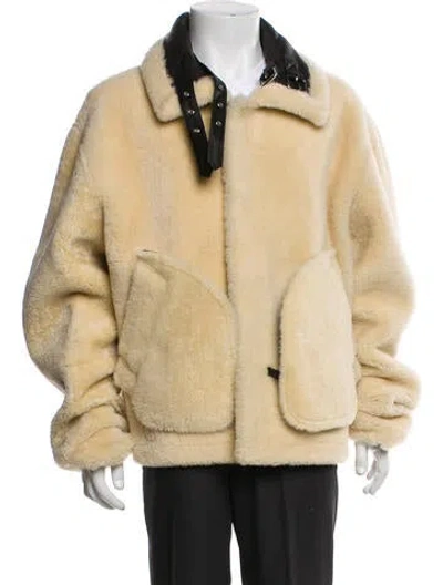 Pre-owned Vetements Lambskin Moto Jacket In Brown