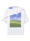 Vetements White Desktop Double Layered T-shirt In White