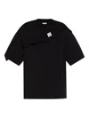 Vetements Layered-panel T-shirt In Black