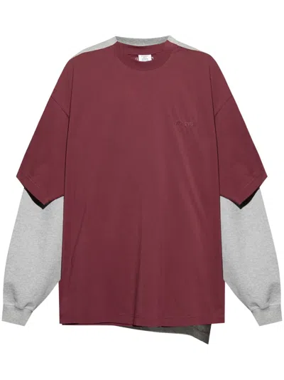 VETEMENTS LAYERED SWEATSHIRT