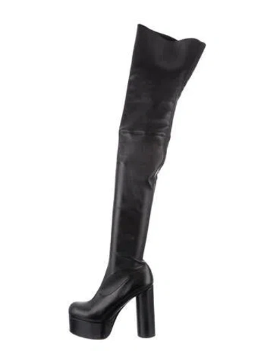 Pre-owned Vetements Leather Boots In Black