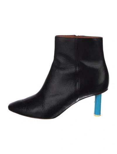 Pre-owned Vetements Leather Boots In Black