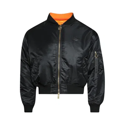 Pre-owned Vetements Leather Crosses Bomber Jacket 'black' | Men's Size M