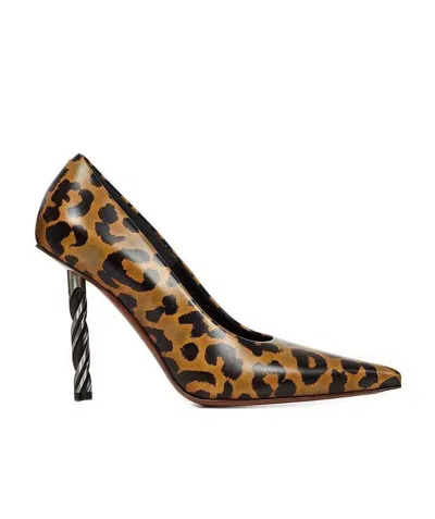 VETEMENTS LEOPARD PRINT HIGH HEELS
