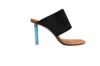 Vetements Lighter-heel Mules In Black Stretch-canvas In Black