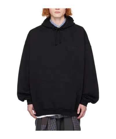 Vetements Limited Edition Hooded Hoodie In Black