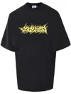 Vetements Black Living Legend Oversized T-shirt In Black