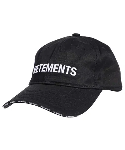 VETEMENTS VETEMENTS LOGO BASEBALL CAP