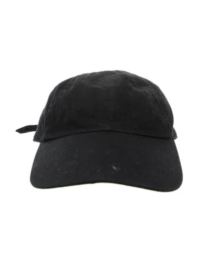 Pre-owned Vetements Logo Baseball Hat In Black