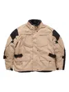 Vetements Logo Biker Jacket In Neutral