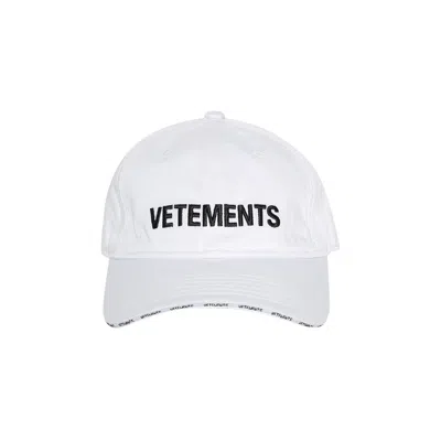 Pre-owned Vetements Logo Cap 'white' | Men's Size Onesize