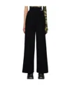 Vetements Logo Casual Pants In Black
