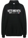 Vetements Oversize Hooded Sweatshirt In Cotton Blend