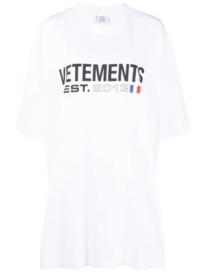Vetements Logo Cotton T-shirt